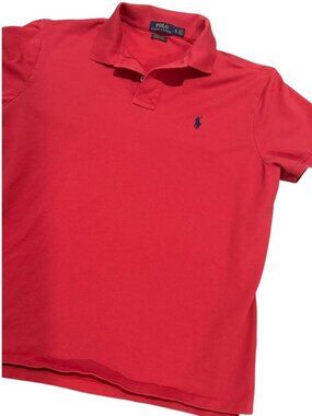 Polo Ralph Lauren Men’s Slim Fit Classic Red Casual Short Sleeve Polo Shirt XL